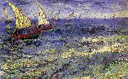 Boats at Sea, Saintes-Maries-de-la-Mer